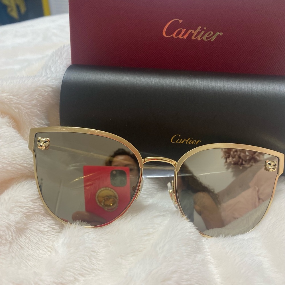 Cartier Cat Eye Oversized Sunglasses